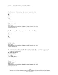 Chapter 11 2 44 The Number Atoms Body centered Cubic Unit