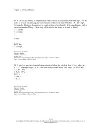 Chapter 13 2 37 Citys Water Supply Contaminated With Toxin