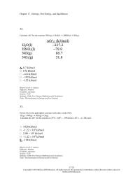 Chapter 17 2 32 Calculate G For The Reaction 3no2g