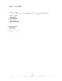 Chapter 19 5 114 When 162re Nucleus Emits Alpha Particle