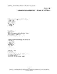 Chapter 23 1 The Electron Configuration Atom Ne3s23d2 Ne 3s24d2