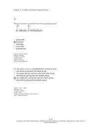 Chapter 25 2 22 What Type Polymer Represented The Following
