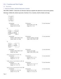 Elementary Education Chapter 3 3 Functions And Their Graphs 31 Functions1 Determine