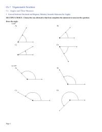 Elementary Education Chapter 7 7&nbsp;If s denotes the length of the arc of a circle of