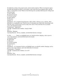Chapter 5 2 Isabel has written a long report on the current market situation