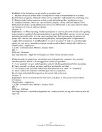 Chapter 10 2 Which of the following scenarios reflects sampling bias