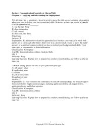 Chapter 14 1 Business Communication Essentials Boveet hill Applying And Interviewing