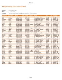 Graphics & Visualization Chapter A Homework To collect data about cooking club members – Youth Division