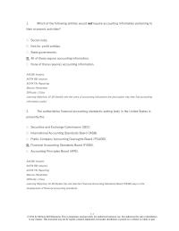 Accounting Chapter 1 1 Which The Following Entities Would Require Accounting