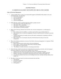 Chapter 12 Chapter 12 Classroom Model For Promoting Student