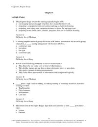Human Resources Chapter 5 1 The program design process for training typically begins with