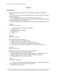 Human Resources Chapter 8 1 In the context of maximizing the benefits of learner control