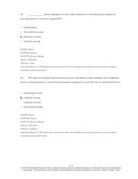 Accounting Chapter 15 2 34 Allows Managers Focus Their Attention