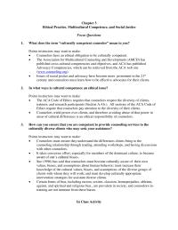Business Ethics Chapter 3 Homework The ACA Code of Ethics requires that counselors respect