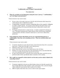 Business Ethics Chapter 5 Homework Outside Class Activity Title Written Confidentiality Agreement