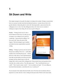 Chapter 1 1 This chapter attempts to demystify the subject of writing for the student