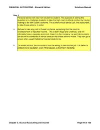Accounting Chapter 3 Homework This Decrease Most Likely From The Sale