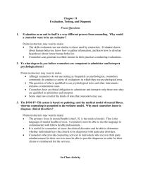 Business Ethics Chapter 11 Homework Point Counselors Should Provide DSM Diagnoses Clients
