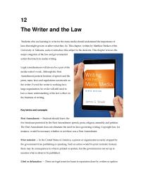 Chapter 12 1 The government agency that is most concerned with the regulation of broadcasting