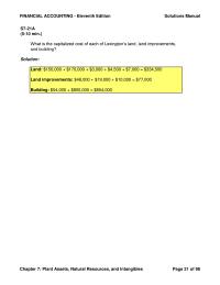 Accounting Chapter 7 Homework Manual S724a 15 Min Journalize Transactions For