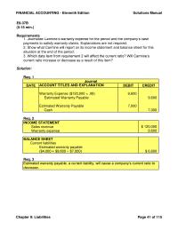 Accounting Chapter 9 Homework Liabilities 6850 Years 137000 Page 115
