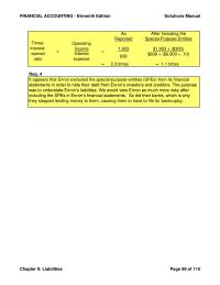 Accounting Chapter 9 Homework Liabilities Page 107 115 Financial Accounting