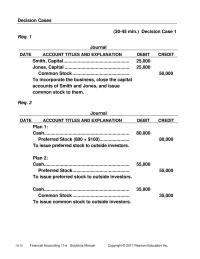 Accounting Chapter 10 Homework St Genevieve Stock Stockholders Wanting Sell Company