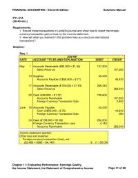 Accounting Chapter 11 Homework Page Financial Accounting Eleventh Edition Earnings Per