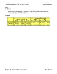 Accounting Chapter 13 Homework Asset Turnover 1375 Average Total 7260 6564