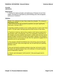 Accounting Chapter 13 Homework Page Financial Accounting Eleventh Edition Solutions Manual