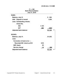 Accounting Chapter 11e Homework Balance June 30 2016 6531 Add Eft