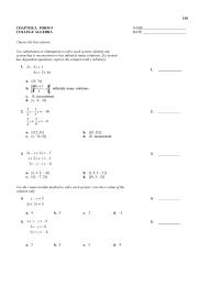 Chapter 5 Chapter 5 Form F_2015 Graph The Solution Set 16 17