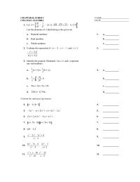 Chapter R Chapter R Form C_2015 Simplify That There Are A Negative