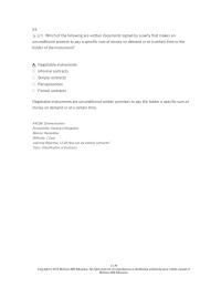 Business Law Chapter 13 3 which of the following is an appropriate characterization of the agreement