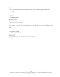 Business Law Chapter 17 3 the reasoning in innocent misrepresentation cases resembles the reasoning