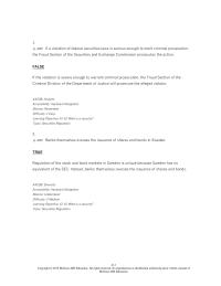 Business Law Chapter 41 1 which of the following references stock and bonds issued by corporations
