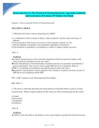 Discovering the World of Nursing Research