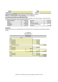 Accounting Chapter 2 Homework Course Financial Accounting Seventh Edition Kimmel Weygandt