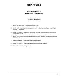 Accounting Chapter 2 Homework Free Cash Flow Indicates Companys Ability Generate