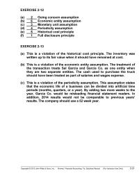 Accounting Chapter 2 Homework&nbsp;This is a violation of the historical cost principle