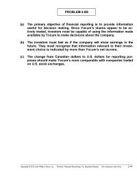 Accounting Chapter 2 Homework Indirectly The Improved Income Picture May Have