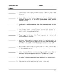 Accounting Chapter 4 Homework Exercise Accrual Accounting And Creative Activity 421