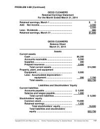 Accounting Chapter 4 Homework Accrual adjusting entries are often made for other income