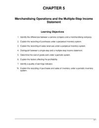 Accounting Chapter 5 Homework Likewise Sales Discounts Account Used Order Disclose