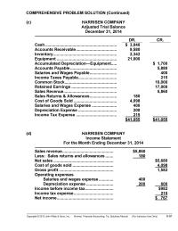 Accounting Chapter 6 Homework Instructor Use Only Byp 64 Interpreting Financial