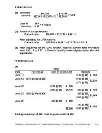 Accounting Chapter 6 Homework Averagecost 1 Ending Inventory 2 Cost Goods