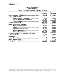Accounting Chapter 7 Homework A pre-numbered petty cash receipt signed by the custodian an
