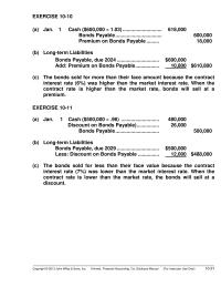 Accounting Chapter 10 Homework Unamortized Discount D C Bond Carrying