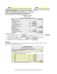 Accounting Chapter 12 Homework Dividends Declared And Paid Were 8500 Cash