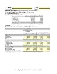 Accounting Chapter 13 Homework Sales Revenue Less Sales Returns And Allowances